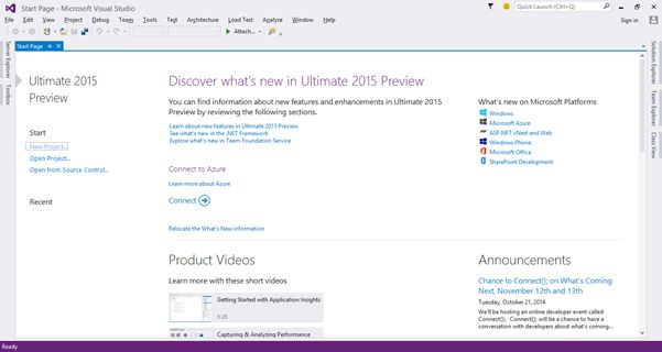 visual studio 2015